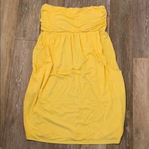 Half moon strapless dress / cover up M